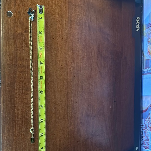 Kate Spade Gold French Bulldog Pendant Necklace - Picture 4 of 4